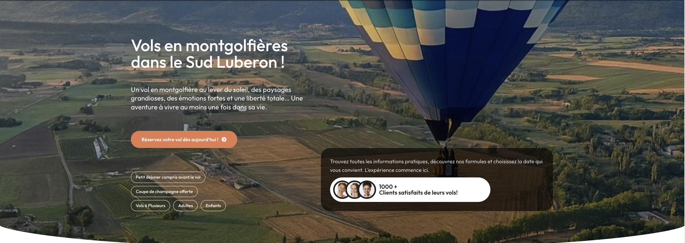 site e-commerce billetterie montgolfières